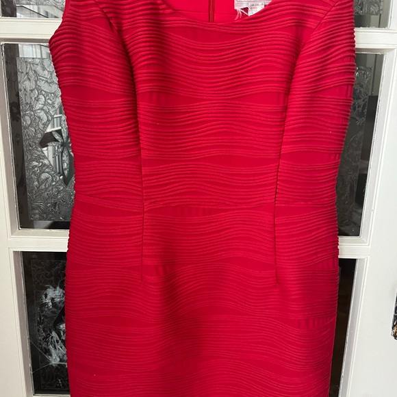 Joseph Ribkoff Elegant Textured Mini Dress | Timeless Designer | Size 8 - Picture 4 of 5